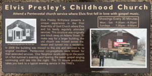 Elvis Presley's Childhood Church - Elvis Birthplace