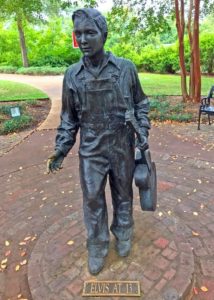Elvis at 13 Bronze Statue at Elvis Birthplace