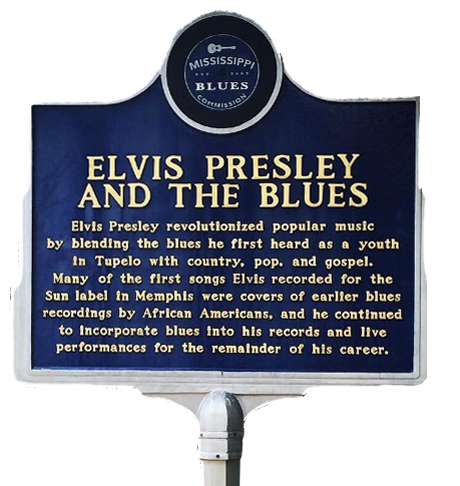 Mississippi Blues Commission Elvis Presley and the Blues Historic Music Marker