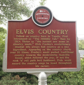 Mississippi Country Music Trail Marker - Elvis Country - Elvis Presley Birthplace