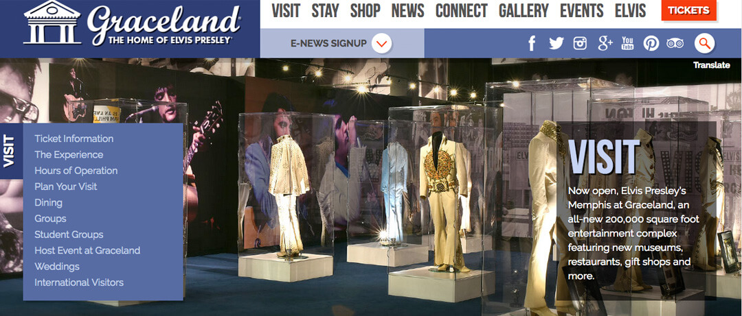 Visit Graceland - The Home of Elvis Presley